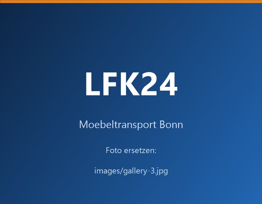 Möbeltransport Bonn – Transporter von LFK24